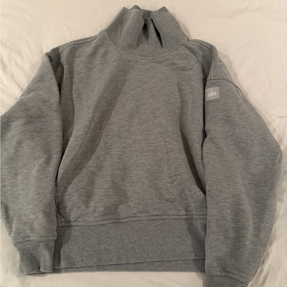 ALO Yoga Hazy Mock Neck Pullover